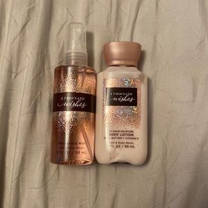 Fragrance mist and body lotion